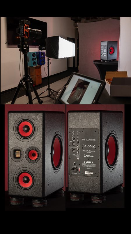 Lighting a product · SAS Acoustics
