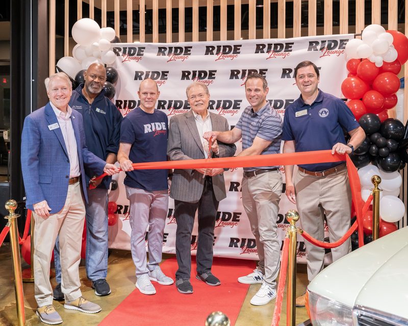 The Ride Lounge · grand opening ribbon cutting