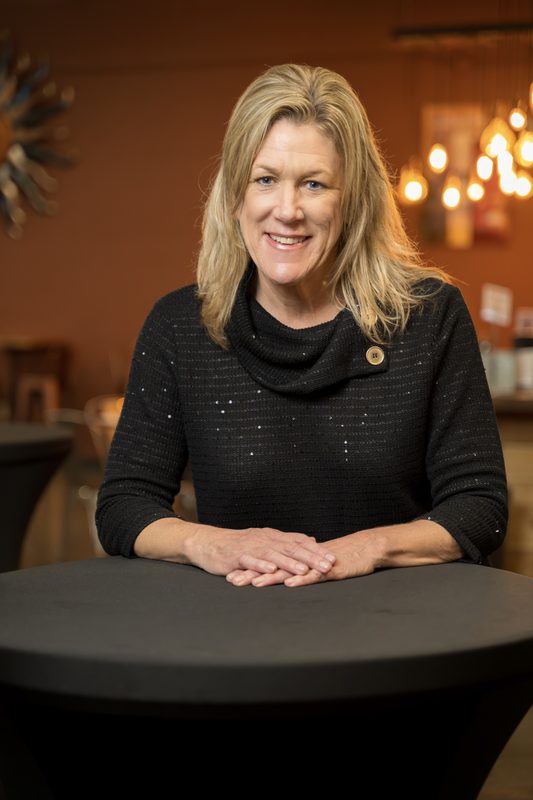 Shelly Gibson of Transworld Business Advisors, on-location portrait